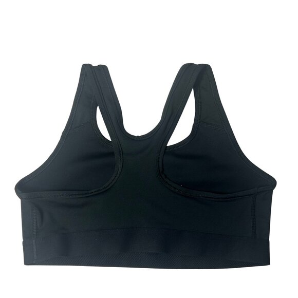Nike Girls Dri-Fit Swoosh Sports Bra – Size L (Black) - Picture 2 of 3